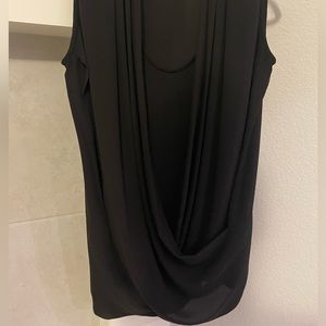 BCBGMaxAzria Black Sleveveless Blouse